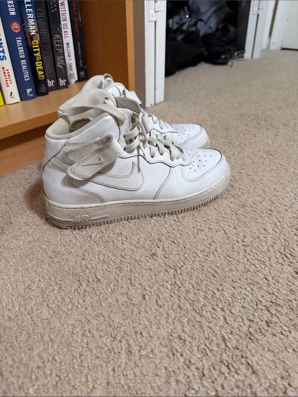 Nike Air Force One White High-Top Sneakers